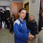 Mojca Kolman pri podelitvi srebrne kolajne