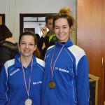 Anuša 1. in Mojca 2. mesto na Regijskem prvenstvu 2018 za članice pištola.